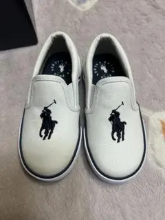 Polo Ralph Lauren スリッポン ホワイト　17.0cm