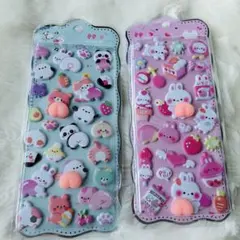 おしりシール 2枚セット お尻シール ぷっくりシール ぷにぷに マシュマロ