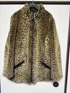 ヒョウ柄 レオパード ヒョウ柄 WHITESTAGフリース ボア XXL 美品