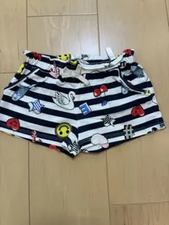 H&M ベビーハーフパンツ 総柄 92cm