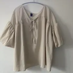 SHEIN FRIFUL レディース Vネックゆったりブラウスフレアスリーブ