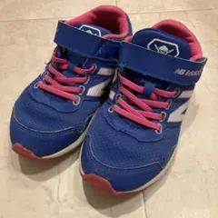 New Balance Hanzov 青ピンク スニーカー18㎝