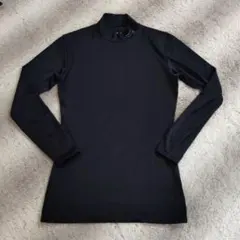 【TIGORA】 ブラック 長袖ハイネック インナーシャツ/アンダーシャツ M