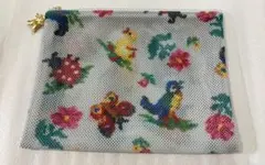 フェイラー ハイジ メッシュポーチ シルバーグレー Mサイズ