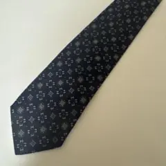 美品　最上級　Dominique France ブルー　美しい ネクタイ