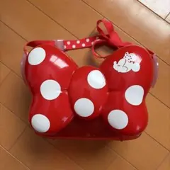 ポップコーンバケット　ミニー　リボン　ディズニー