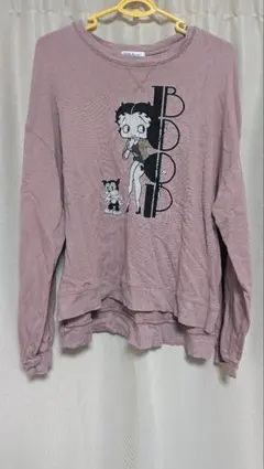 110［T-2026.03.10］Betty Boop 長袖トレーナー