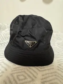 S【クリーニング済み】プラダ　バケットハット　XL ブラック 楽天市場】【最大2万円OFFクーポン対象・12/23～25限定】PRADA プラダ