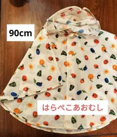 レインポンチョ【はらぺこあおむし】エリック・カール＊フード付き90cm＊ベビー