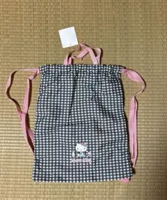 Hello Kitty ギンガムチェック ナップザックのサムネイル
