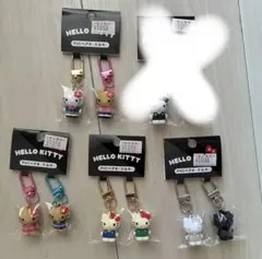 HELLO KITTY PVCペアキーホルダー 5種セット