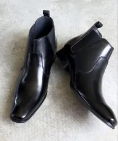 sarabande レザードレスシューズ サイドゴア サイズ42