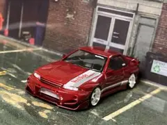 1/64 改Nissan Skyline ER34 URAS 風 関村 1/64 改Nissan Skyline ER34 URAS 風 関村 - メルカリ