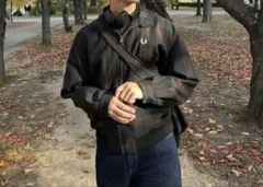 フレッドペリー Fredperry チェック　ハリントンジャケット