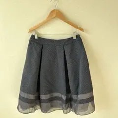 NATURAL BEAUTY ブラック フレアスカート 40