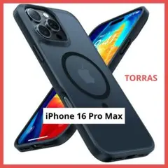 TORRAS iPhone 16 Pro Max 用 ケース ブラック
