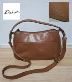 【美品】Dakota 2way ショルダーバッグ ハンドバッグ レザー