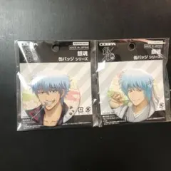 銀魂 缶バッジ 銀時 白夜叉 コスパ 桜パンケーキとラテアート 桜の花見団子