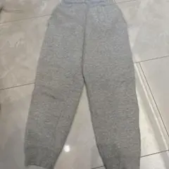 ユニクロ　裏ボアグレー スウェットパンツ