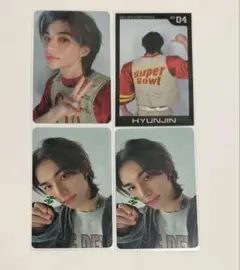 StrayKids スキズ ヒョンジン ソシャパ　4枚セット