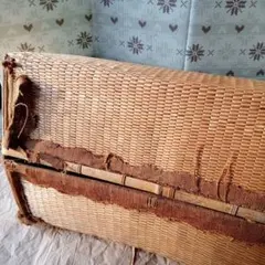 柳行李　アンティーク　インテリア　収納箱　昭和レトロ