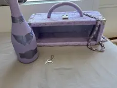 エンジェル ドゥミセック 紫 ハロウィン シャンパン 空き瓶箱セット