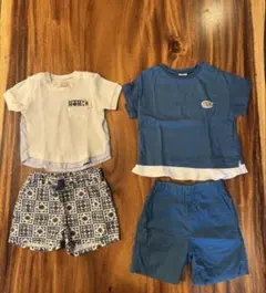 子供用Tシャツとショーツセット　petit main 80㎝