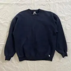 90s RUSSELL ATHLETIC スウェット ネイビー　ラッセル