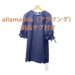 allamanda（アラマンダ）　袖リボン・フリルワンピースのサムネイル