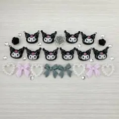 クロミちゃん ネイルパーツ デコパーツ 10個セット(パーツおまけ)