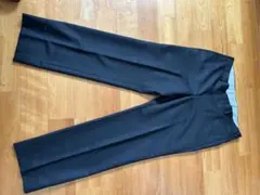 黒 ストライプ スラックス　ウエスト91