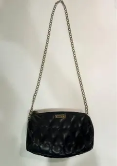 MOSCHINO ハート キルティング チェーン ショルダーバッグ