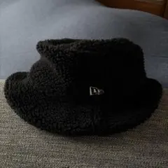 【値下可】NEW ERA ボアバケットハット ブラック M/L