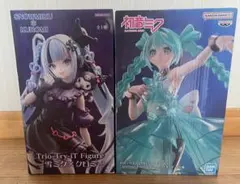 初音ミク2種セット 雪ミク×クロミ Clearluxe-Emerald Gem
