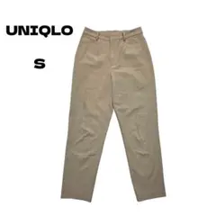 UNIQLO スマートアンクルパンツ ベージュ S レディース 古着