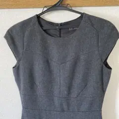 ZARA BASIC シンプルワンピース　S リクルート　冠婚葬祭