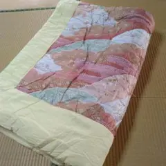 掛け布団 　ピンク 　昭和レトロ　綿布団　新品未使用