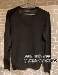 nano universe カシミヤ　薄手のセーター