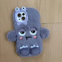 iPhone 13スマホケース モンスター ファー