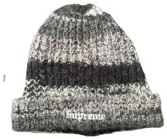 Supreme Space Dye Stripe BeanieBlack24FW