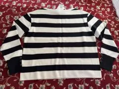 UNTITLED ストライプ ニットセーター