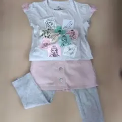 Disney プリンセス Tシャツ スカートセット 5