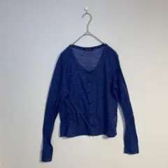 LAZY DAISY カーディガン　薄手　冷房対策　紺色