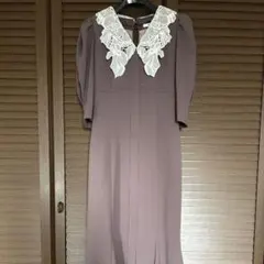 SNIDEL エンブロイダリーカラーマーメイドワンピース　スナイデル