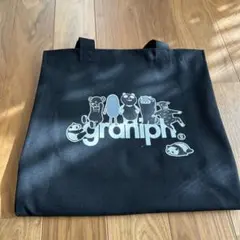 イオンブラックパンダ　グラニフ トートバッグ