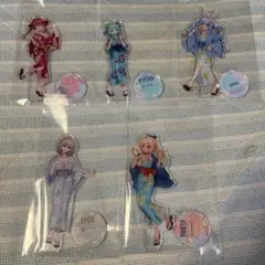 工*一様 極楽湯　ホロライブ　アクリルスタンド　３期生　セット