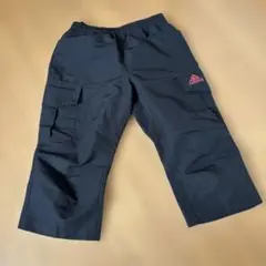 adidas 黒 カーゴハーフパンツ 100cm~