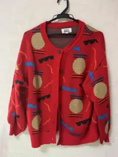 MARKEY'S HOGAN レッドカーディガン LL