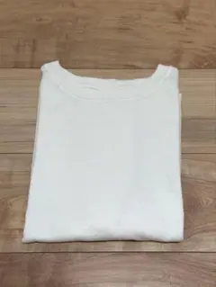 【完売品】無印良品　ＵＶカット強撚コットン五分袖セーター／L