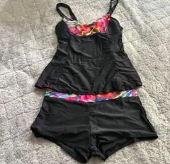 スポーツ用水着 タンクトップとショートパンツセット